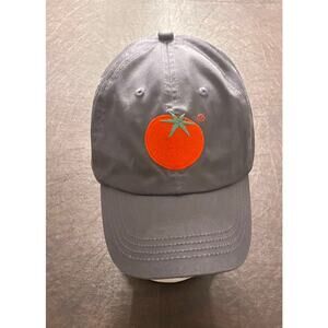 Tomato Embroidered Dad Hat Gray Adjustable Baseball Cap Head to Toe HTT Unisex